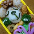 happyyuki's cooksnap of when they made お弁当　クマサンおにぎり.
