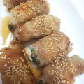 クック5KPMQT☆'s cooksnap of when they made サクとろっ♡長芋の豚肉まきまきの照り焼き.