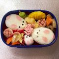 Chaaa_room's cooksnap of when they made ＊キャラ弁＊簡単★コロリン♪うさぎちゃん.