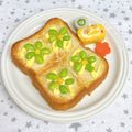ゆづキッチン's cooksnap of when they made ♡枝豆とマヨコーンお花トースト♡.
