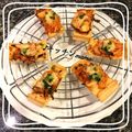 ♪キッチンmama's cooksnap of when they made 油揚げdeおつまみキムチーズピザ.