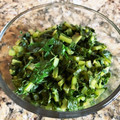 ふぃーび's cooksnap of when they made 新鮮大根葉の旨辛炒め♪.