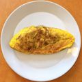 Achaswifey's cooksnap of when they made ナスがうまとろ〜☆卵ふわふわオムレツ.