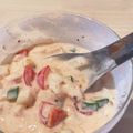 みぽコロ's cooksnap of when they made ヨーグルトのサラダ トマト玉ねぎライタ.