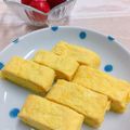 オウジリリノエ's cooksnap of when they made ふわふわ！甘くない玉子焼き.