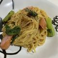asamama413's cooksnap of when they made ベーコンとほうれん草のマスタードパスタ.