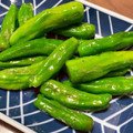 侯爵夫人's cooksnap of when they made ししとうのごま油炒め.