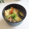 ハント☆'s cooksnap of when they made ズッキーニの豚汁.
