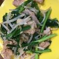 milc310's cooksnap of when they made 超簡単！鶏肉せせりのニラもやし炒め.