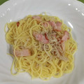 ♪もんちゃん♪'s cooksnap of when they made えのきとベーコンの白だしで和風パスタ.