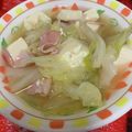 クックHLEH6P☆'s cooksnap of when they made キャベツと豆腐のおなかに優しいスープ.