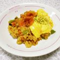 ＠迷子＠'s cooksnap of when they made カレーをリメイク＊カレー炒飯マヨたま添え.