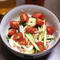居酒屋まるみ's cooksnap of when they made きゅうりとカニカマのごま酢あえ.