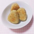 まあまま☆0403's cooksnap of when they made 玄米ご飯で 焼きおにぎり.