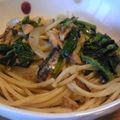 みみはな☆'s cooksnap of when they made オイルサーディンとほうれん草のパスタ.