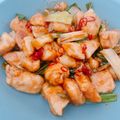 のあココ's cooksnap of when they made 長ねぎと鶏むね肉のねぎま風炒め.