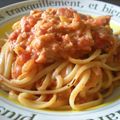 ぐりーんらべる's cooksnap of when they made カニ缶で！カニのトマトクリームスパ.