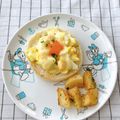 ゆづキッチン's cooksnap of when they made ☆朝食に！チーズ玉子トースト♪.