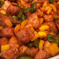 yucorian's cooksnap of when they made 唐揚げの残りで作る時短・簡単酢豚風〜.