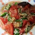 あんこだよ。's cooksnap of when they made オクラとトマトのなめたけ和え.