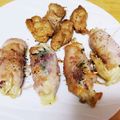 rik_piyo's cooksnap of when they made 豚ロースえのき巻チーズ焼き〜紀州うめぶた.