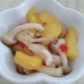 kashikon's cooksnap of when they made パプリカとシメジのペペロンチーノ炒め.