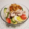 バカリャウ's cooksnap of when they made 納涼！ なめこおろしの冷しゃぶサラダ！.