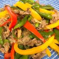 かぴーな's cooksnap of when they made 牛肉ピーマンはるさめ炒め.