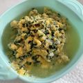 コロどろっぷ's cooksnap of when they made ほうれん草としらすのあんかけ丼　中期から.