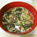 papepo☆'s cooksnap of when they made 簡単！美味！なめことわかめの生姜スープ♪.