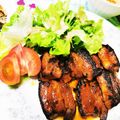 干芋くん's cooksnap of when they made 簡単オーブン豚バラブロックのスタミナ焼き.