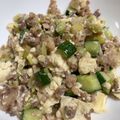 けんよこ's cooksnap of when they made 豆腐とキュウリの炒め物.