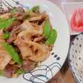 りりしゅんママ☆'s cooksnap of when they made たけのこと牛肉の炒め物.