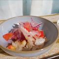 今日の勝家御膳's cooksnap of when they made 鮭とトマトの 簡単マリネ♡.