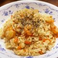 あいあい811's cooksnap of when they made 炊飯器で簡単えびピラフ.