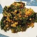 山ばあば's cooksnap of when they made サクッと旨い♡とうもろこしと春菊の天ぷら.