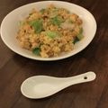 まんだちゃん's cooksnap of when they made 優しく美味しく、揚げ玉チャーハン♪.