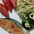pfizer's cooksnap of when they made 簡単♪鮭のムニエル.