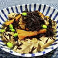 ☆のん☆☆'s cooksnap of when they made ちぎり厚揚げとひじきの煮物.