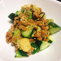 Rika☆Rin's cooksnap of when they made 納豆ときゅうりの塩昆布和え.