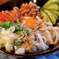 ダッフィーニーうに's cooksnap of when they made キムチ納豆の冷やしうどん.