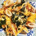 seacomet's cooksnap of when they made ニラ玉！？★ 竹輪＆玉子で【ワカメ玉】.
