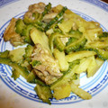 momoco's cooksnap of when they made 鶏肉とゴーヤのカレー炒め.