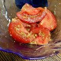 ☆さぶ☆☆'s cooksnap of when they made 美味しい！トマトの胡麻和え.