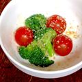 ルぴあ's cooksnap of when they made お弁当に☆ブロッコリーとトマトの胡麻和え.