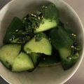 クックZ8J4H4☆'s cooksnap of when they made 生姜風味！大葉ときゅうりの浅漬け.