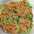 ☆☆くるみもち☆☆'s cooksnap of when they made もう一品に！人参と豆苗の炒め煮.