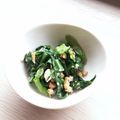 nunu！'s cooksnap of when they made ツルムラサキとちくわのナッツ和え.