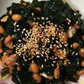咲わんこ's cooksnap of when they made 冷奴に飽きたら…わかめ納豆豆腐♩.