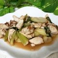 mielle's cooksnap of when they made さっぱり梅味☆鶏のササミ&セロリの炒め物.